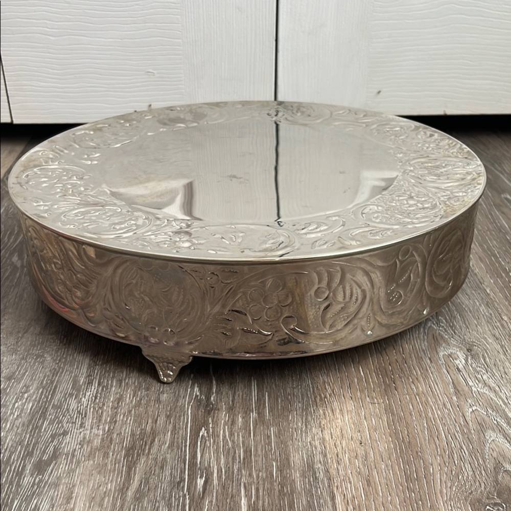 Elegant Silver Cake Stand